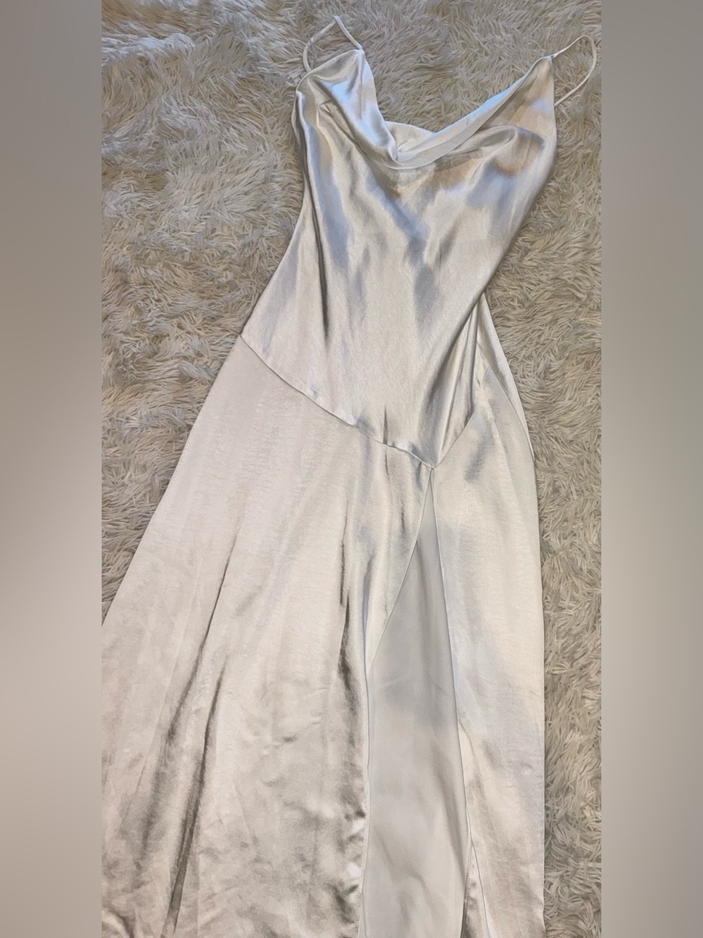 NEW‎ Elliatt Clementine Cowl Neck Maxi Dress In white Sz XL - Picture 6 of 10